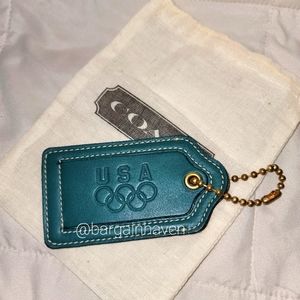 RARE Vintage Coach Olympic 96' Luggage Tag